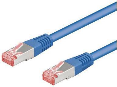 Cavo patch CAT6 1,5 m blu S/FTP 2xRJ45, PVC, CCA