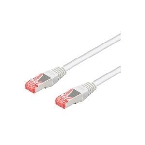 Cavo patch RJ45 CAT6 1,5 m bianco S/FTP 2x RJ45, PiMF, bianco, LSZH senza alogeni