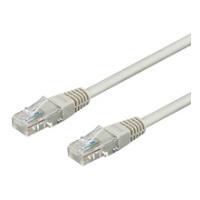 Cavo patch CAT5E 25m grigio U/UTP 2x RJ45, CCA, PVC,