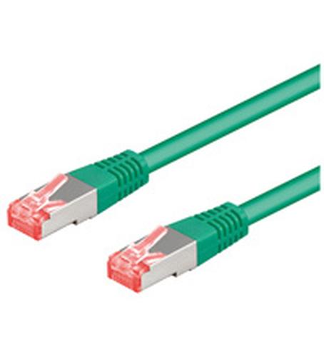 Goobay S/FTP (PiMF) Patch Cord Cat6. Verde. 25 m