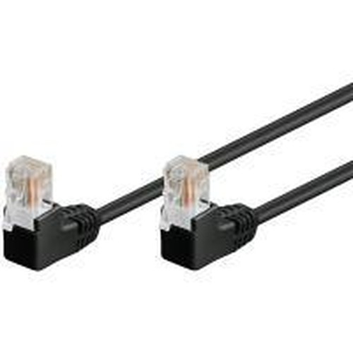 goobay CAT 5e Ikke afskÃ¦rmet parsnoet (UTP) 1m Patchkabel Sort