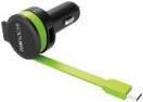 RealPower 257636 Carica per dispositivi mobili Black - Grn Car (257636)