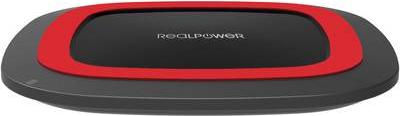 RealPower FreeCharge10 Stazione di ricarica wireless nera/rossa per smartphone 10w inclusi adattatore a carico rapido (257639)