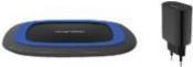 RealPower FreeCharge10 Stazione di ricarica wireless nera/blu per smartphone 10w inclusi adattatore a carico rapido (257640)