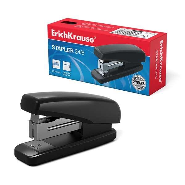 Mini Cucitrice Erichkrause 24/6 Classic - Fine a 25 fogli - Plastica resistente - Meccanismo in acciaio - Capacit 70 punti 24/