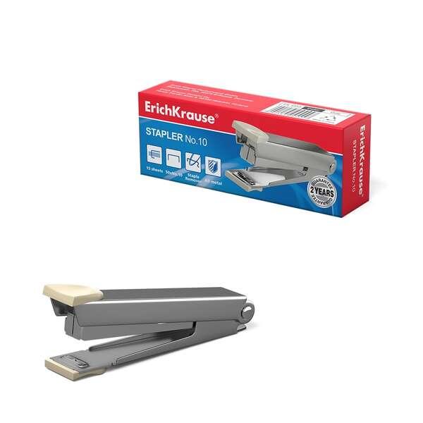 Cucitrice Erichkrause 10 Ferro - Cottura fine a 15 fogli - Azione di alta qualit - Colore nero