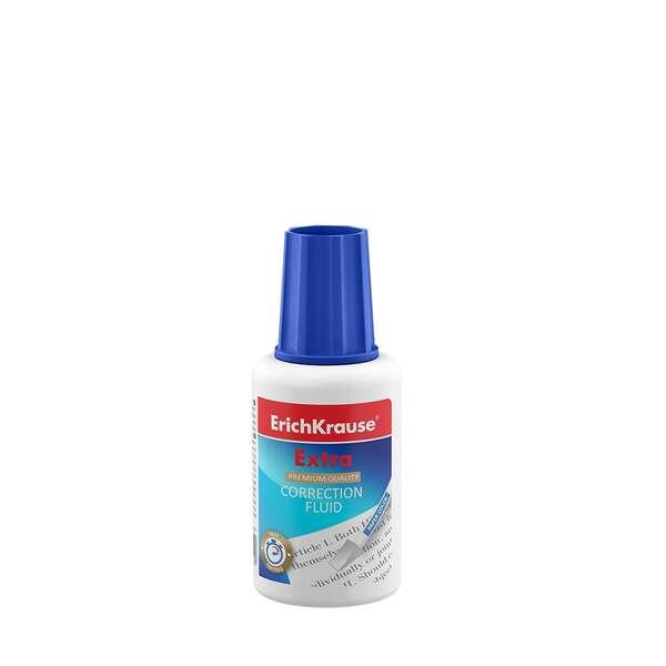 Erichkrause Correttore Extra Liquido con Spugna - Asciugatura Rapida - Coprente nelle Fotocopie - Efficiente ed Economico - Res