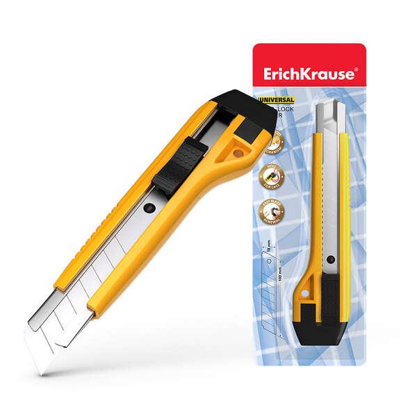 Erichkrause Cuter con Fissatore Automatico Universale - Sistema di Ritenzione della Lama Autobloccante - Splitter Incorporato -