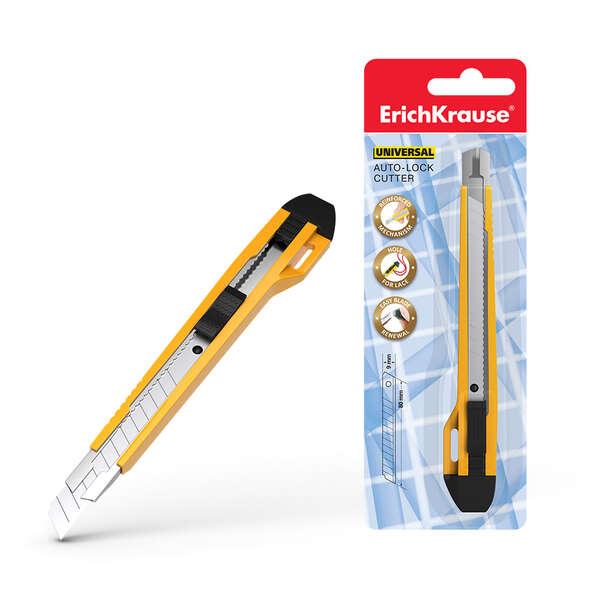 Erichkrause Cuter con Fissatore Automatico Universale - Sistema di Ritenzione della Lama Autobloccante - Splitter Incorporato -