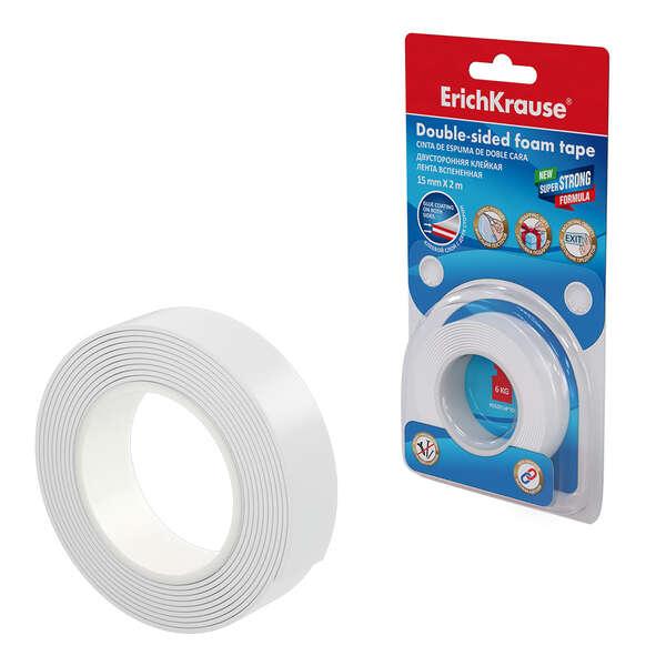 Nastro in schiuma a doppia doppia con schiuma - 1mmx15mmx2m - colore trasparente