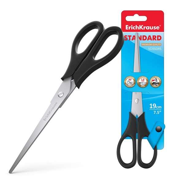 Forbici Erichkrause Standard - Lame in acciaio inossidabile - Doppia affilatura avanzata - Resistente alla corrosione - Manici