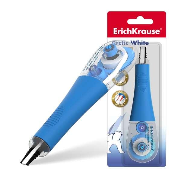 Nastro correttore Erichkrause Arctic White - Ideale per una correzione rapida e sicura - Informazioni immediate - Colore bianco