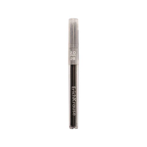 Erichkrause Set di 5 ricarica mine per portamine - 2.0 mm - 2B - Colore nero