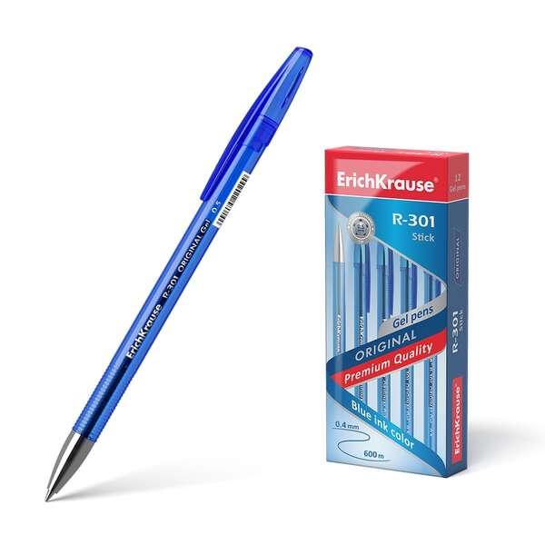 Penna gel Erichkrause R-301 Gel originale 0,5 - Corpo traslucido colore saturi - Punta 0,5 mm - Gel Inchiostro per asciugatura