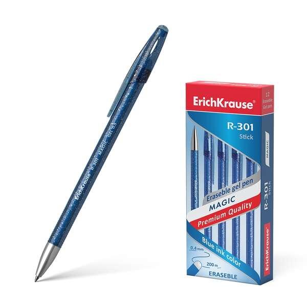 Erichkrause Penna Gel R-301 Magic Gel 05 - Cancellabile Inchiostro - Corpo colorato e semitrasparente - Punta 05 mm - Asciugatu