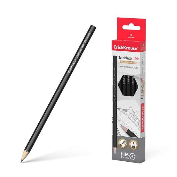 Erichkrause Jet - Esagonale mat grafite - Durezza HB - Colore nero