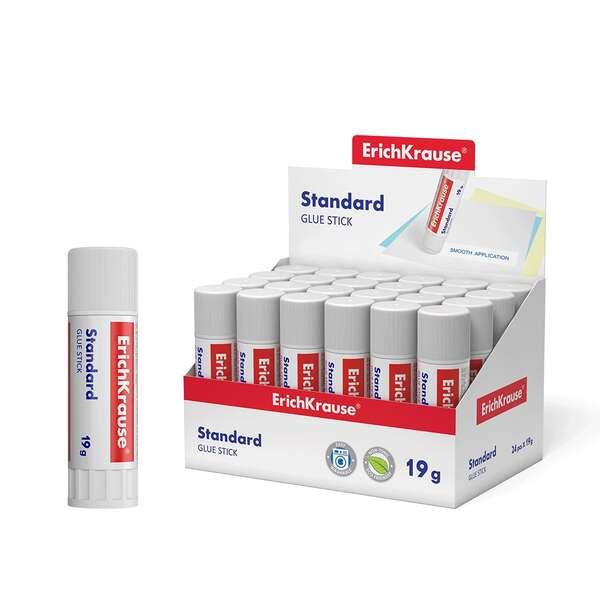 Colla stick standard Erichkrause - 19G - Display 24 unitÃƒÂ . - Connessione veloce e affidabile - Facile da risciacquare co