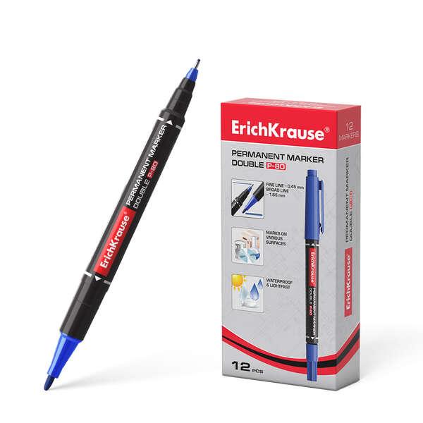 Erichkrause Double P-80 Doble Cara Marcador Permanente - Universal y Fineliner 2 - Afbeelding 1 van 1