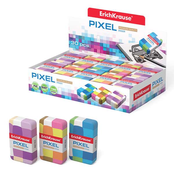 Erichkrause Pixel - Morbida Gomma dalla Forma Classica - Realizzata in Gomma Termoplastica Anallergica - Ecologica e Moderna -