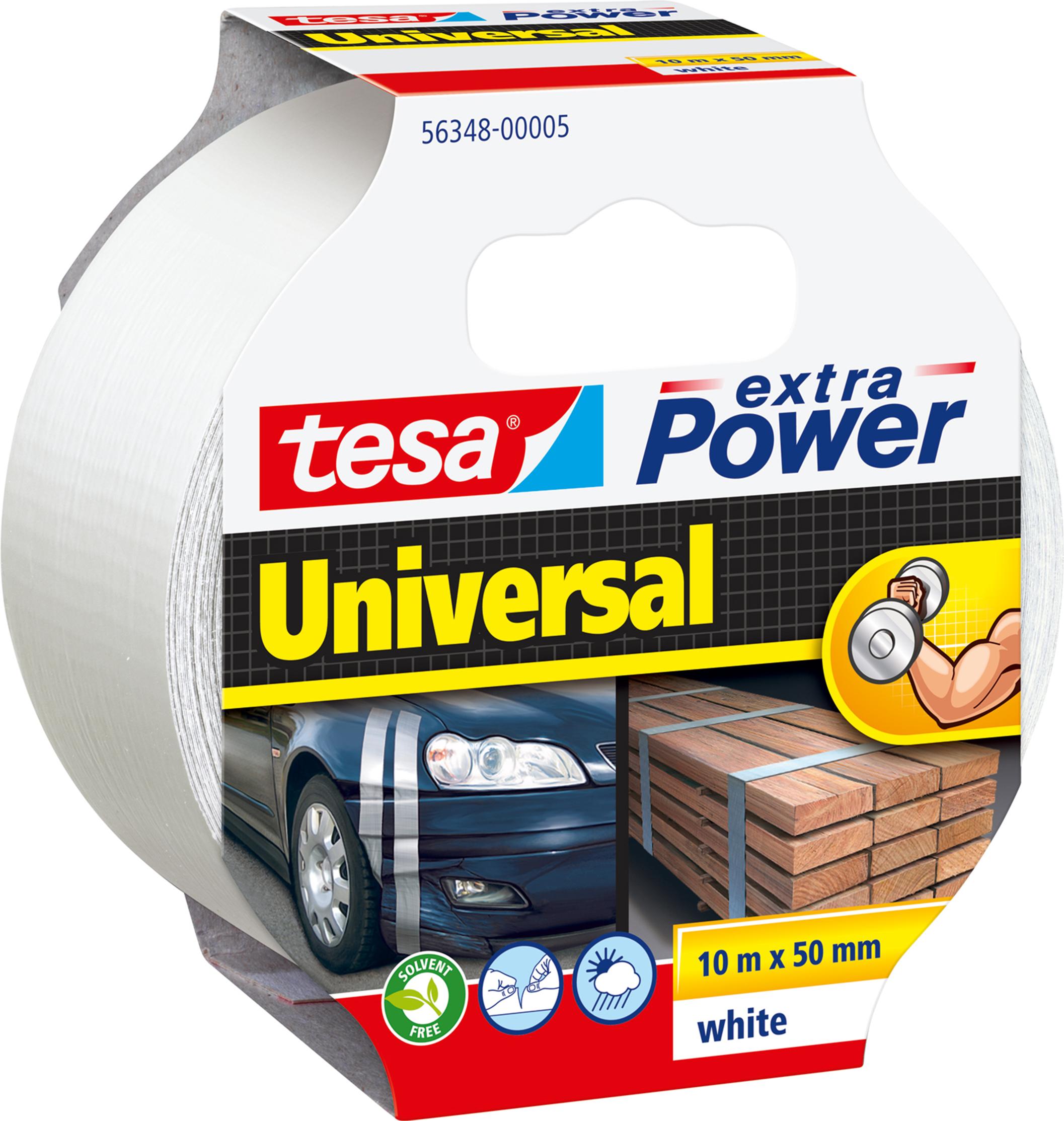 tesa nastri in tessuto universali 50 mm x 10 m bianco