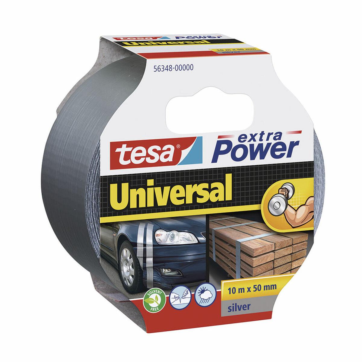 Nastro americano TESA Extra Power Universale 10 m x 50 mm Argentato