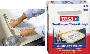 Nastro per mascheratura tesa 19 mm x 10 m beige