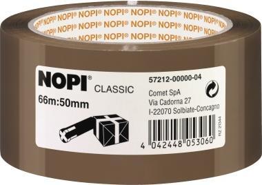 Nastro da imballaggio NOPI 50 mm x 66 m marrone