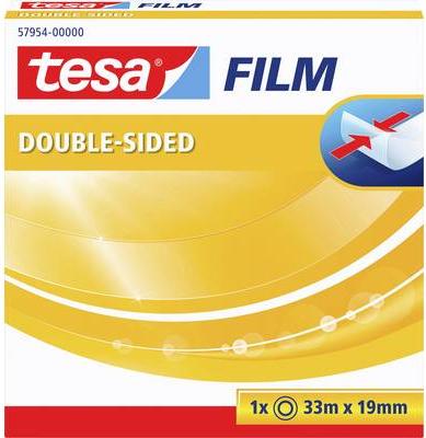 Nastro biadesivo tesa tesafilmÃ‚Â® 19 mm x 33 m trasparente in scatola 57954-00000-00