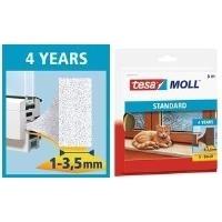 tesa nastri sigillanti guarnizione in schiuma 9 mm x 6 m bianco