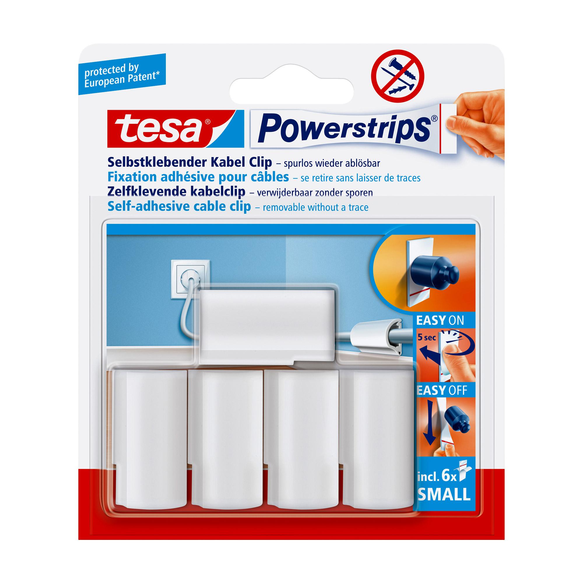 tesa Powerstrips fermacavo...