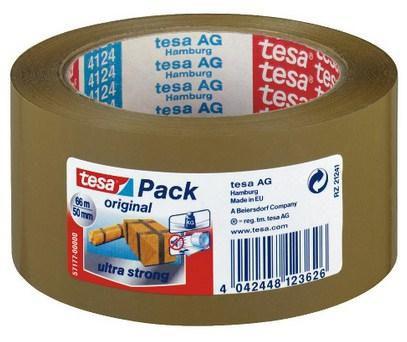 Nastro adesivo Tesa Ultra Strong PVC 50mm/66 metri (57177 marrone)