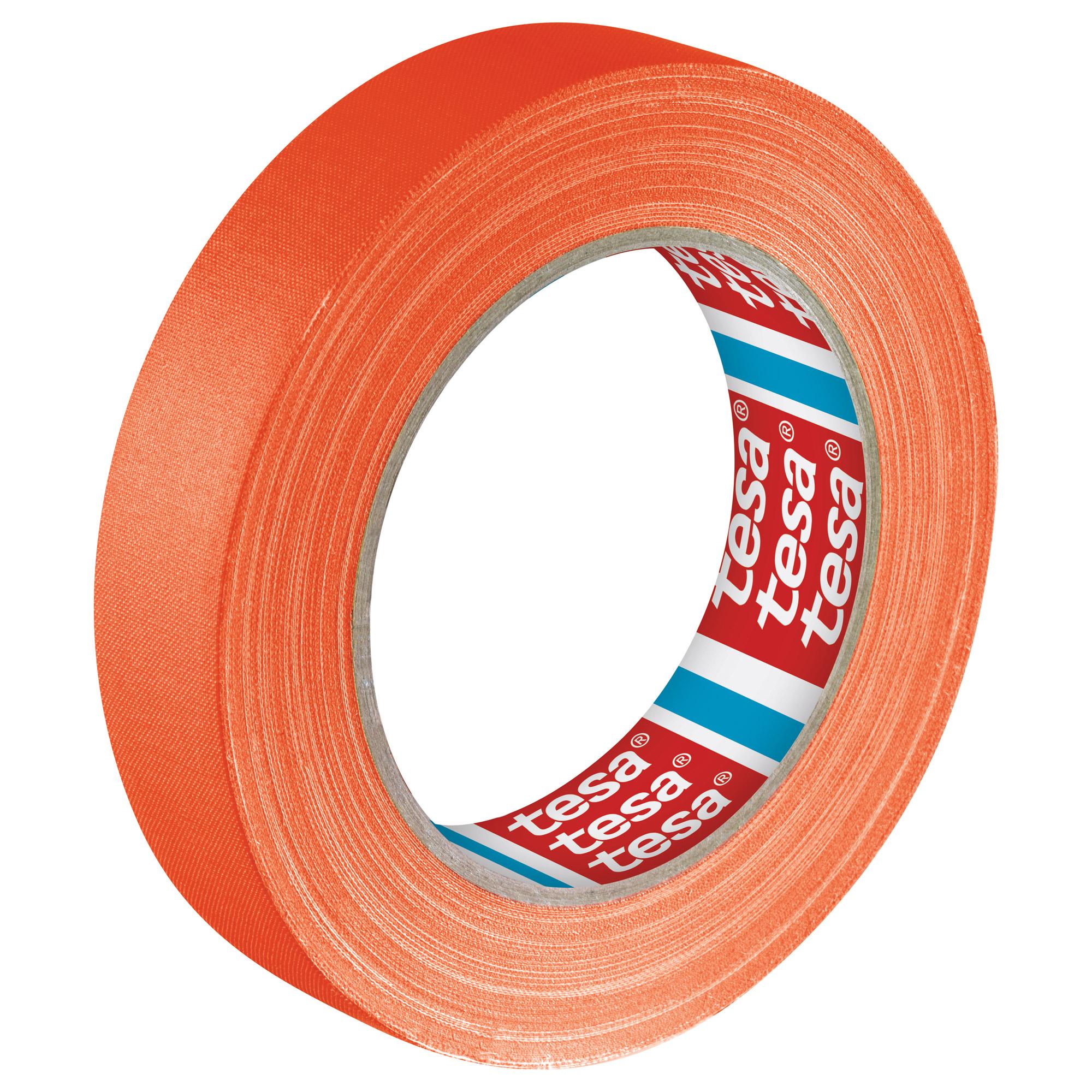 nastri in tessuto tesa 19 mm x 25 m arancione neon