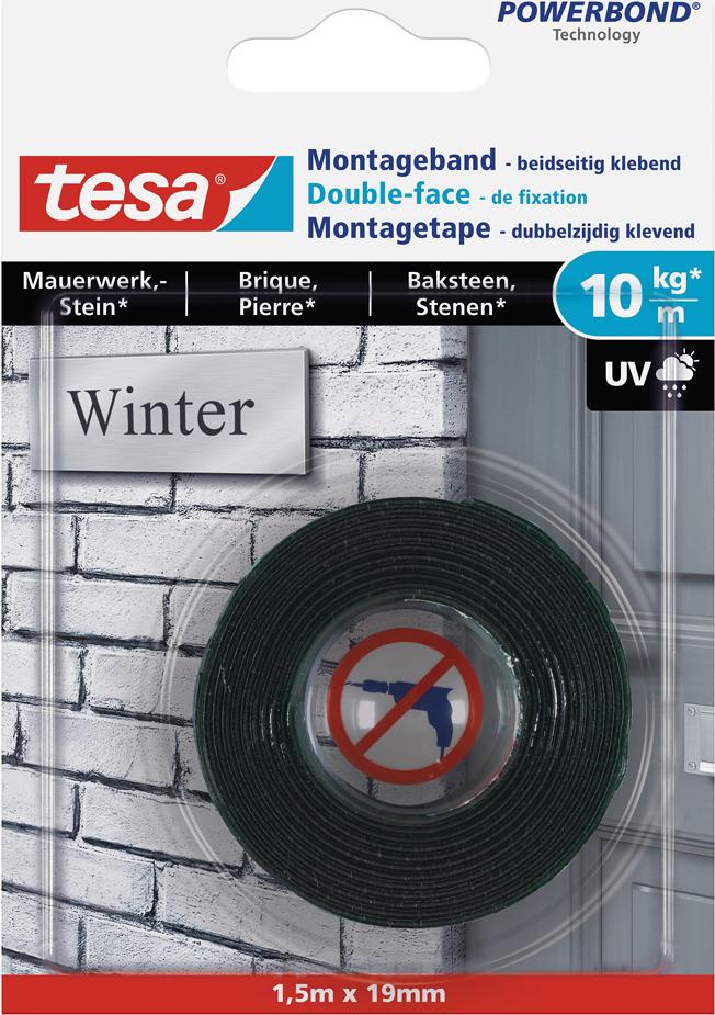 tesa nastro biadesivo 19 mm x 15 m trasparente