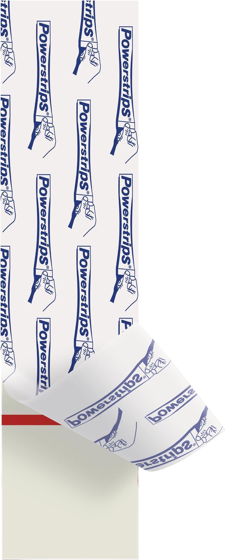 strisce adesive tesa 2 cm x 8 cm bianche