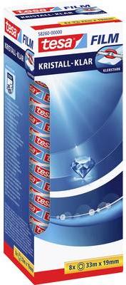 pellicola adesiva tesa 19 mm x 33 m trasparente