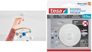 tesa gancio adesivo 6 cm x 6 cm bianco