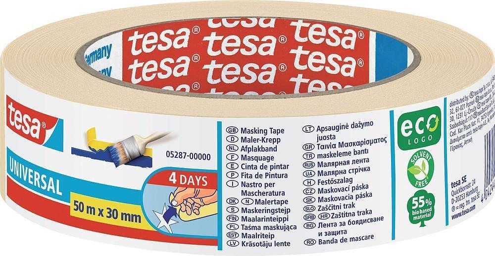 Nastro per mascheratura tesa 30 mm x 50 m beige