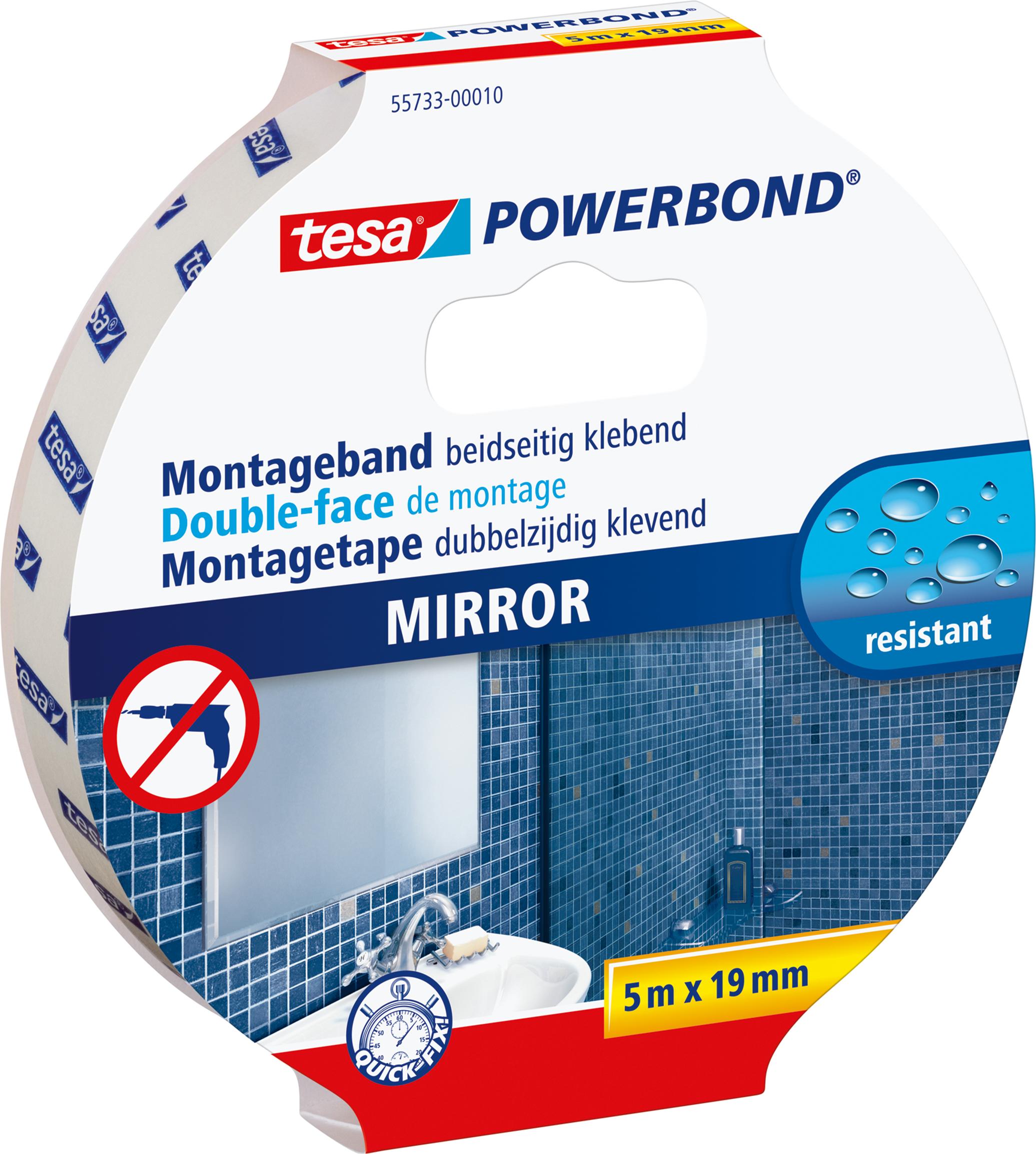 tesa nastro biadesivo 19 mm x 5 m bianco