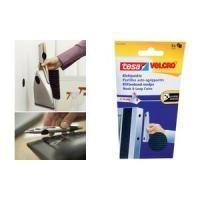 tesa Punti in velcro Punti in velcro neri TESA 55226 Nero