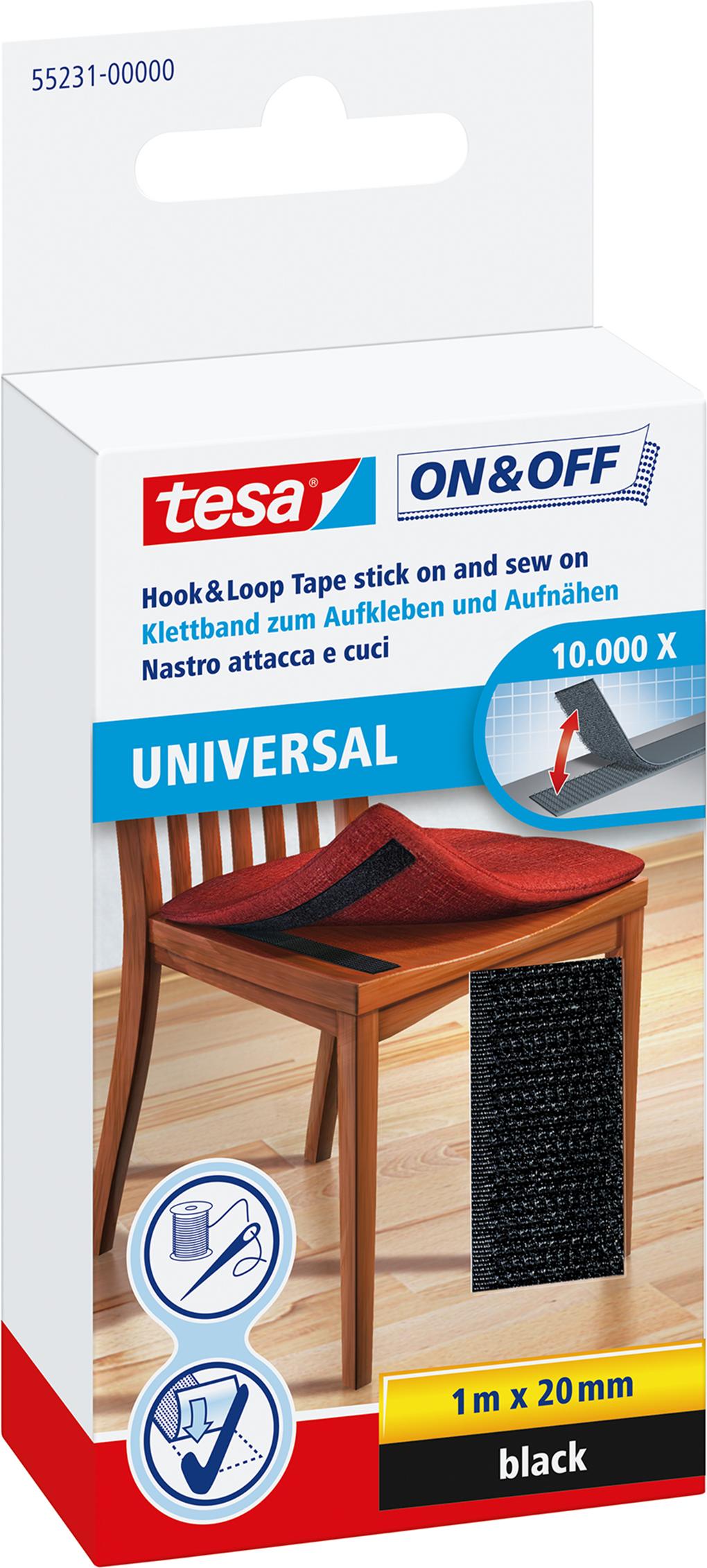tesa ON&OFF Klettband zum...