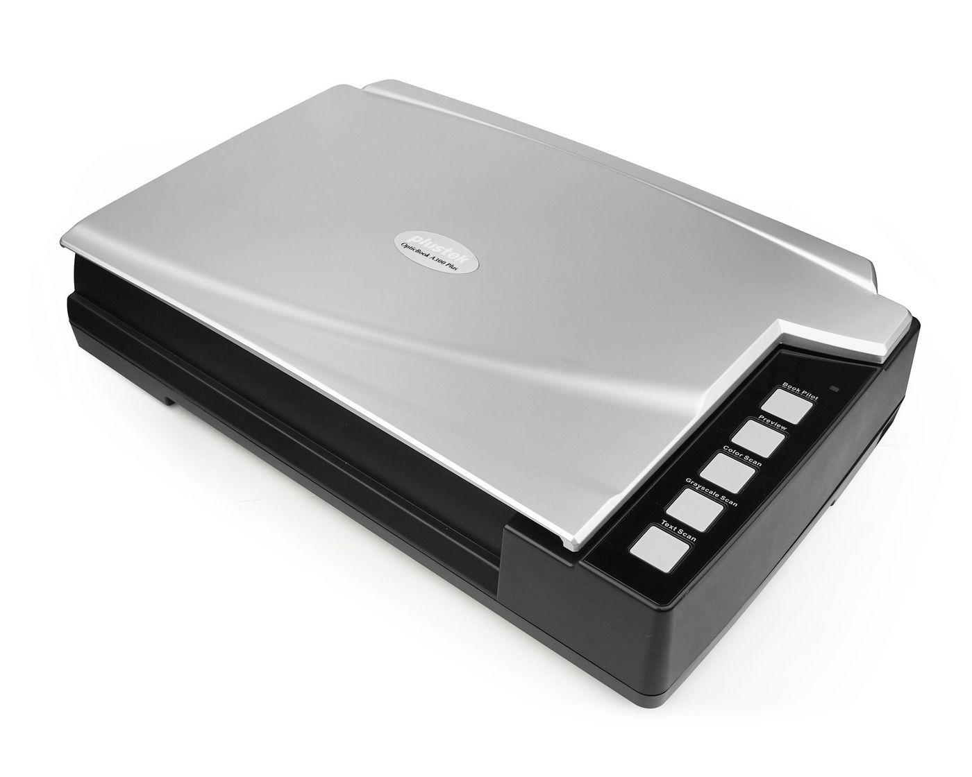 Plustek OpticBook A300 Plus Scanner piano 600 x 600 DPI A3 Nero, Argento (OPTICBOOK A300PLUS - A3+ BOOK SCANNER)