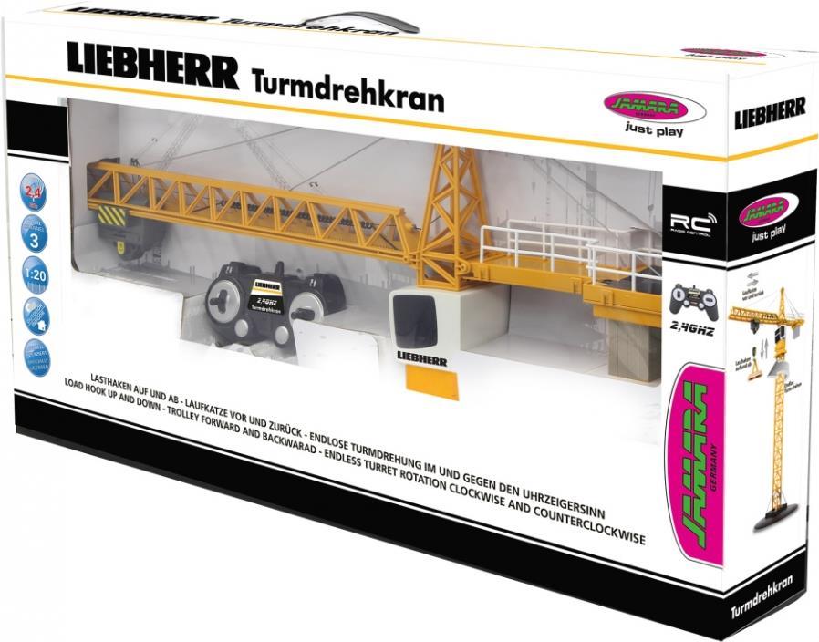 Gru a torre Jamara Liebherr - motore elettrico - 120 - kit di montaggio - giallo - 6 anno/i - 24 GHz (405109)