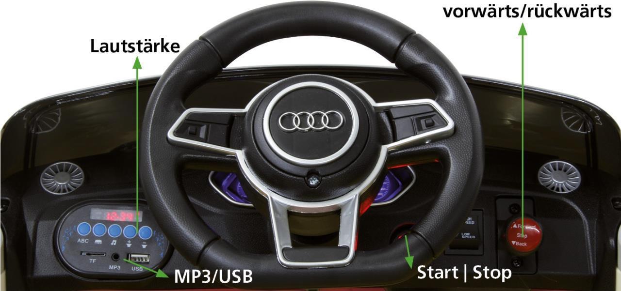 Jamara Ride-on Audi TT RS rot 12V