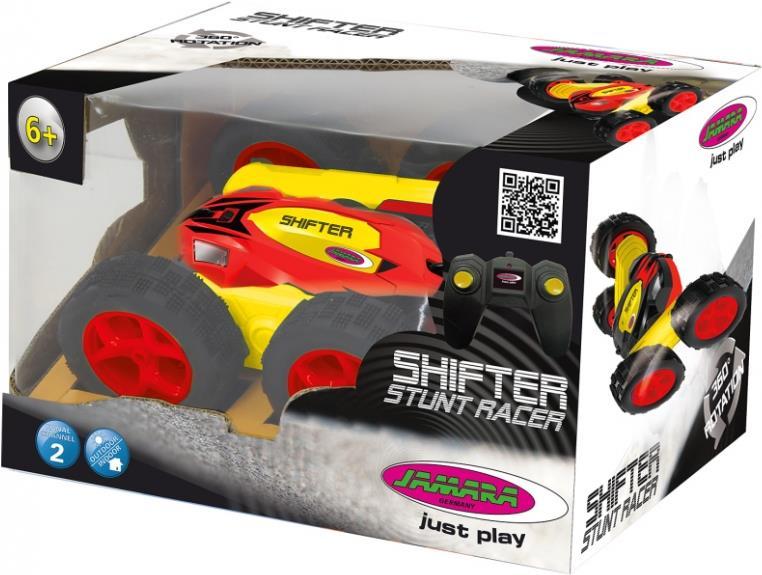 JAMARA SHIFTER STUTCAR - Auto stunt - Motore elettrico - Pronto per il funzionamento (RTR) - Rosso - Giallo - All -Wheel Drive