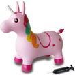 Jamara 460316 giocattolo a dondolo e cavalcabile Animale cavalcabile (Jamara HÃÂ¼pftier Einhorn bunt mit Pump)