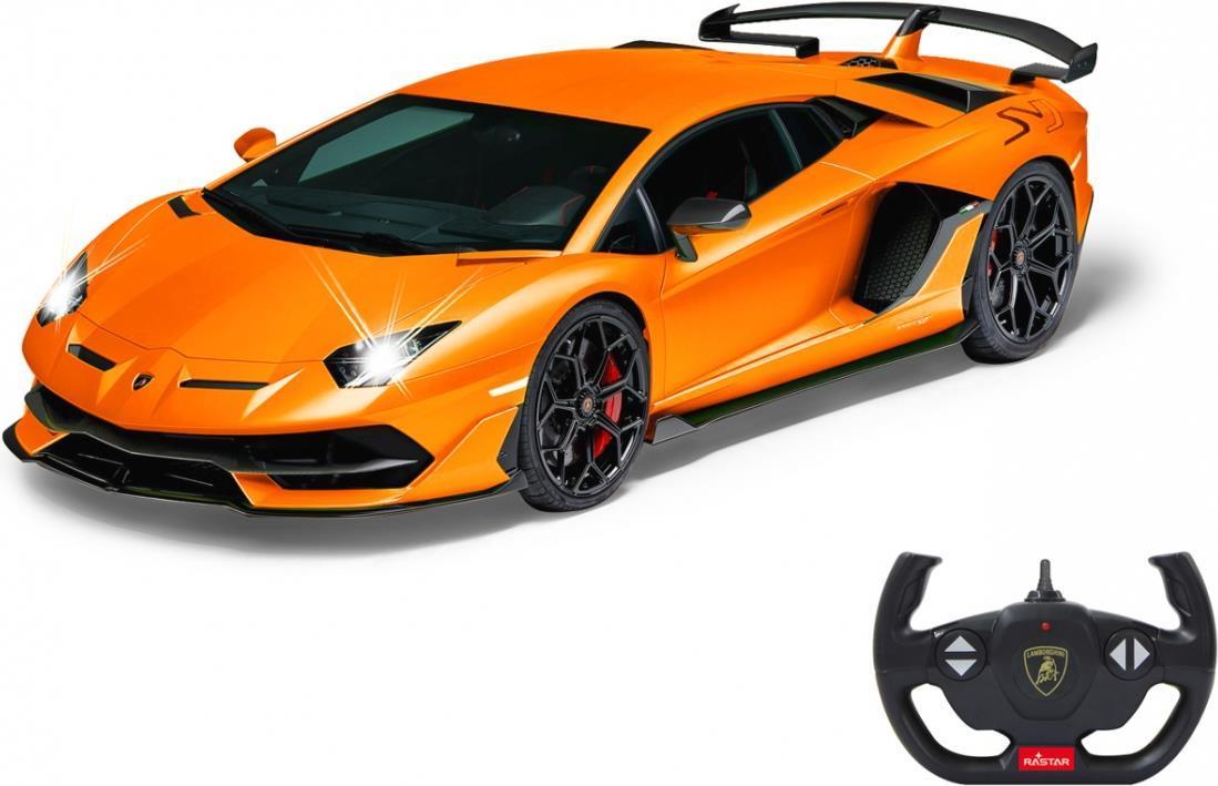 Jamara Lamborghini Aventador SVJ 1:14 Orange 2,4 GHz A - Auto sportiva - Motore elettrico - 1:14 - pronto per il funzionamento