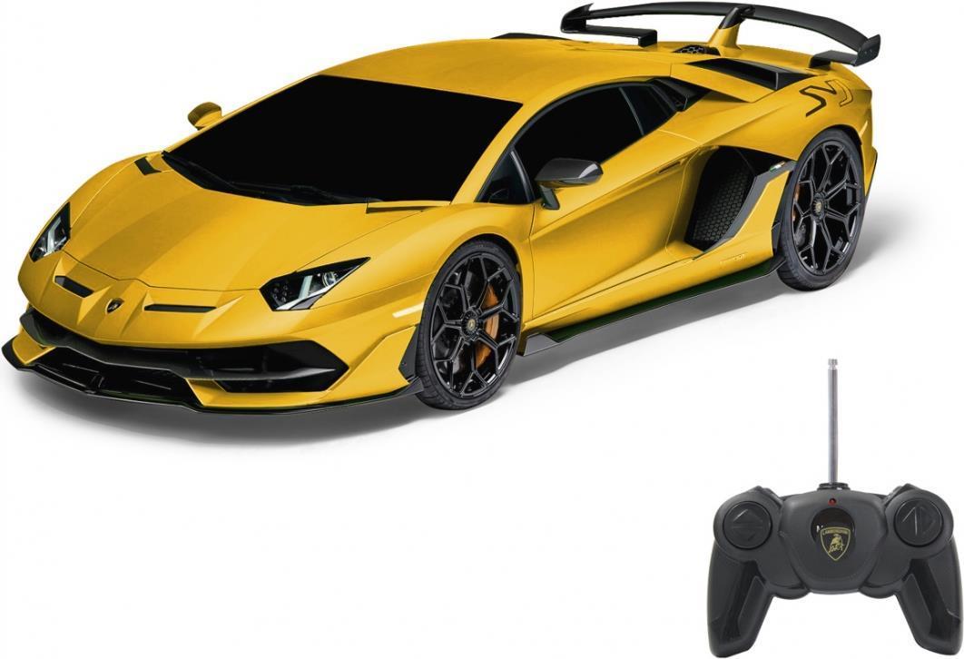 Jamara Lamborghini Aventador SVJ 1:24 Yellow 40 MHz - Auto sportiva - Motore elettrico - 1:24 - Pronto per il funzionamento (RT