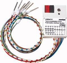 Interfaccia del pulsante Merten 4 volte 670804 Plus Polar White 670804 670804 (670804)