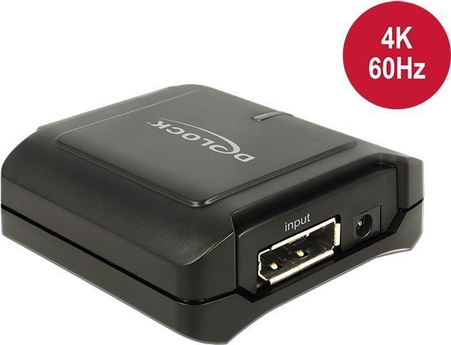 Ã¢â‚¬Â¢ Anschlà¼sse: 1 x Displayport 20 Pin Buchse, 1 x DC 5 V Stromanschluss Ã¢â‚¬Â¢ Ausgang: 1 x Displaypor