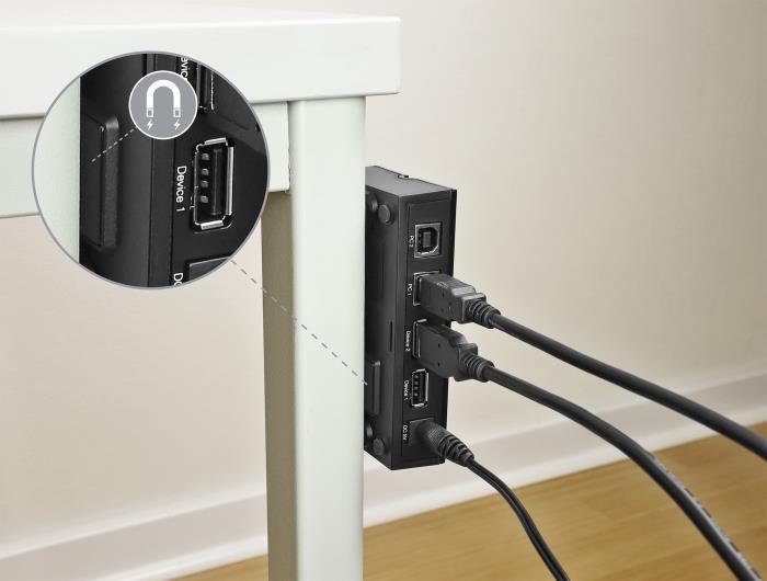 Delock Interruttore USB 3.0 per 2 PC su 1 dispositivo